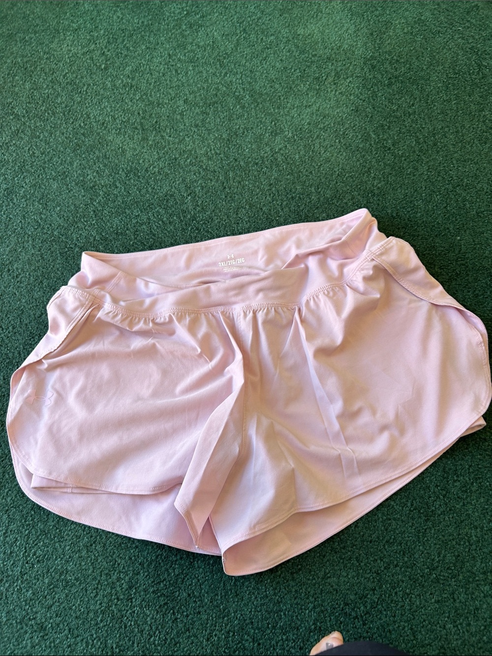 Under Armour Pale Pink Women’s Performance Running Shorts